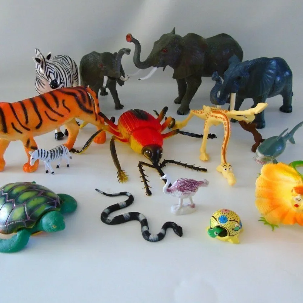 Plastic Farm Sea Life Safari Animals Various Sizes